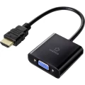 Renkforce HDMI adapter 15.00 cm RF-4531578 dvostruko zaštićen crna boja [1x muški konektor HDMI - 1x ženski konektor vga slika