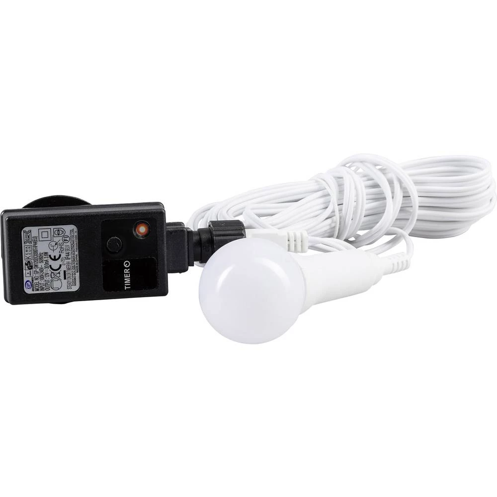 Komplet priključnih kabela S timerom Toplo-bijela LED HGD EL2027 Bijela slika