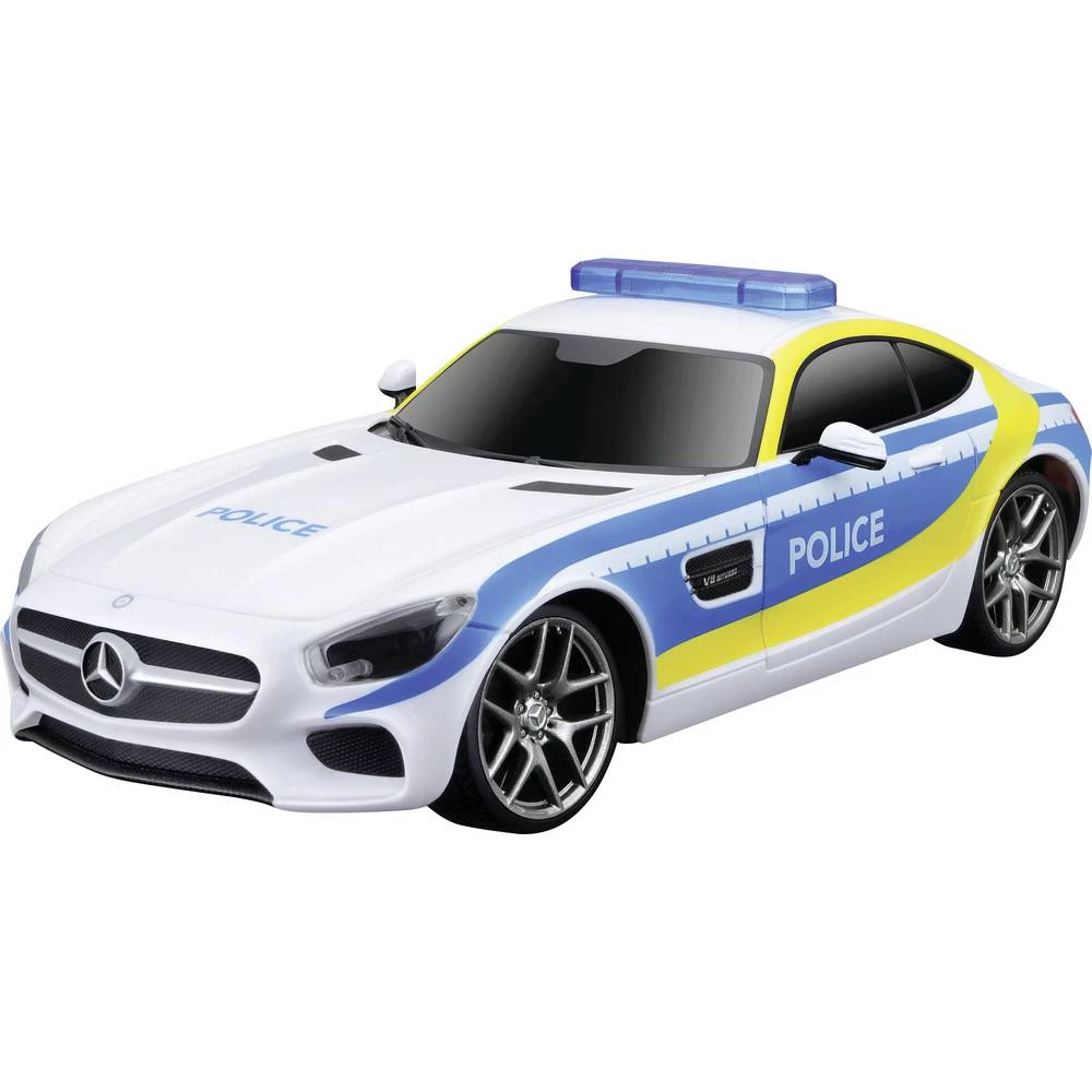 MaistoTech 581510 Mercedes AMG GT Polizei 1:24 rc model automobila za početnike vozilo hitne službe slika