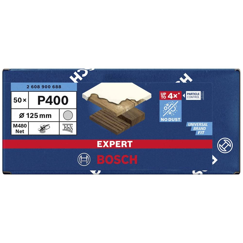 <br>  <br>  Bosch Accessories<br>  <br>  EXPERT M480<br>  <br>  2608900688<br>  <br>  brusna mreža za ekscentrične brusilice<br>  <br>  neprobušen<br>  <br>  Granulacija 400<br>  <br>  <br>   slika