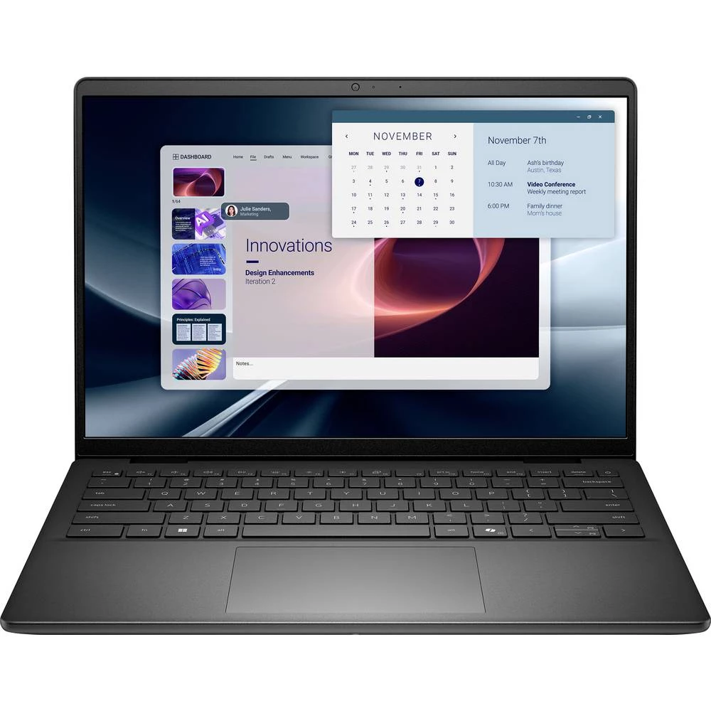 Dell Notebook Pro 14 Essential 35.6 cm (14 palac) WUXGA AMD Ryzen 7 Pro 250 16 GB RAM 512 GB SSD njemačka, qwertz AMD AM slika