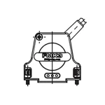 Molex 1731110063 FCT Metal Backshell for D-Sub Connector, Shell Size 4, 45° Angle Large Diameter Cable Outlet, Large Inner