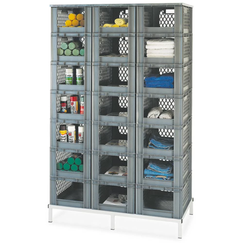 Spremnik za slaganje Pogodna za hranu (D x Š x V) 600 x 400 x 270 mm Plava boja Favorit TK 600/270-5 2 ST slika