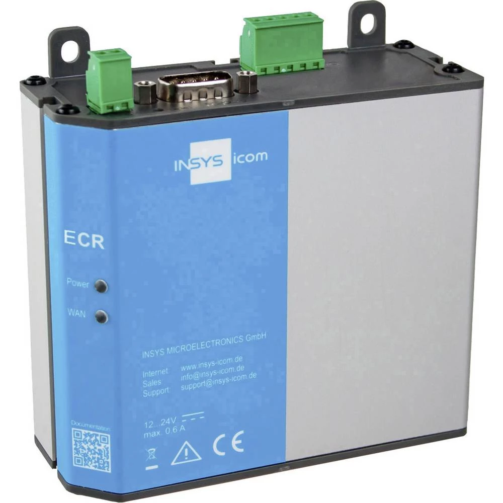LAN ruter Insys ECR-EW300 RS 232, RJ 45, D-Sub 9, RS 485, Ethernet 12 V/DC, 24 V/DC slika