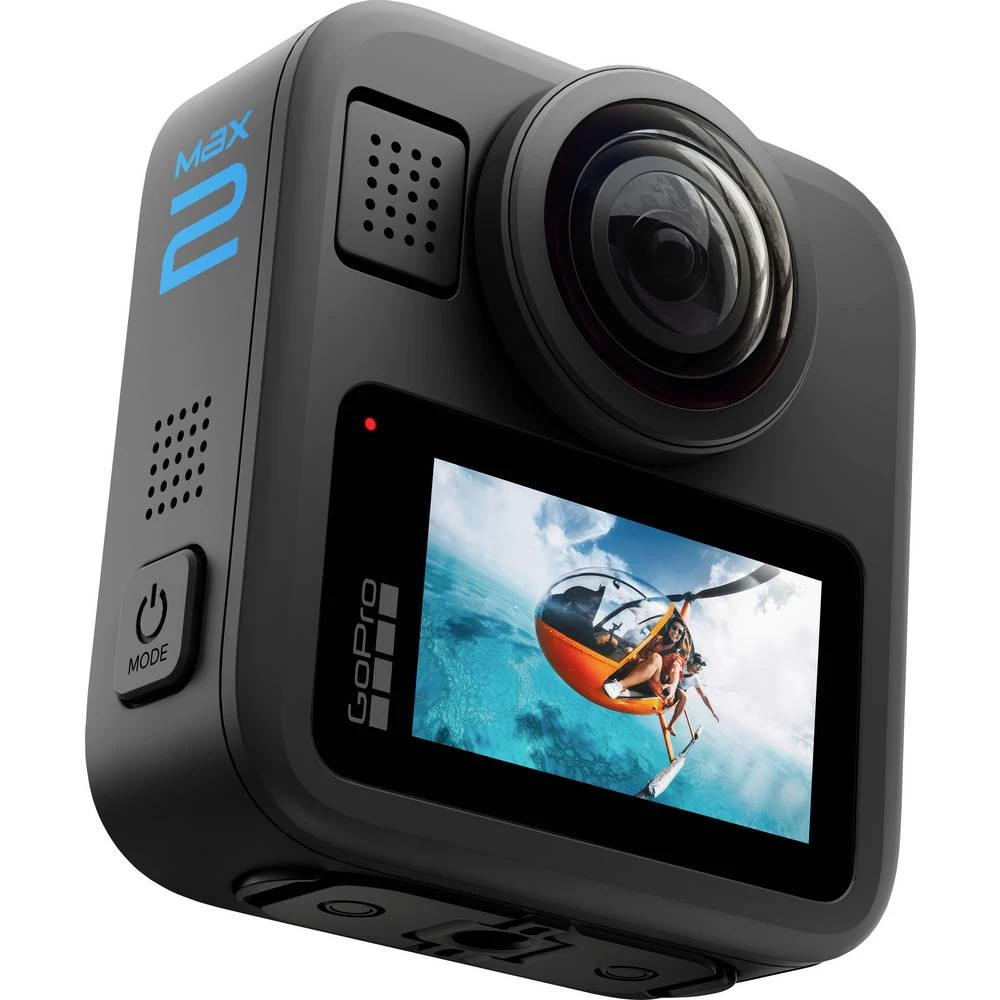 GoPro MAX2 360° akcijska kamera zaslon osjetljiv na dodir, zaštiten od prskanja vodom, 4K, Bluetooth, otporan na udarce, slika