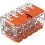 WAGO 221-420-15 221 spojna stezaljka fleksibilno: 0.14-4 mm² kruti: 0.2-4 mm² Broj polova (broj): 10 15 St. prozirna, na