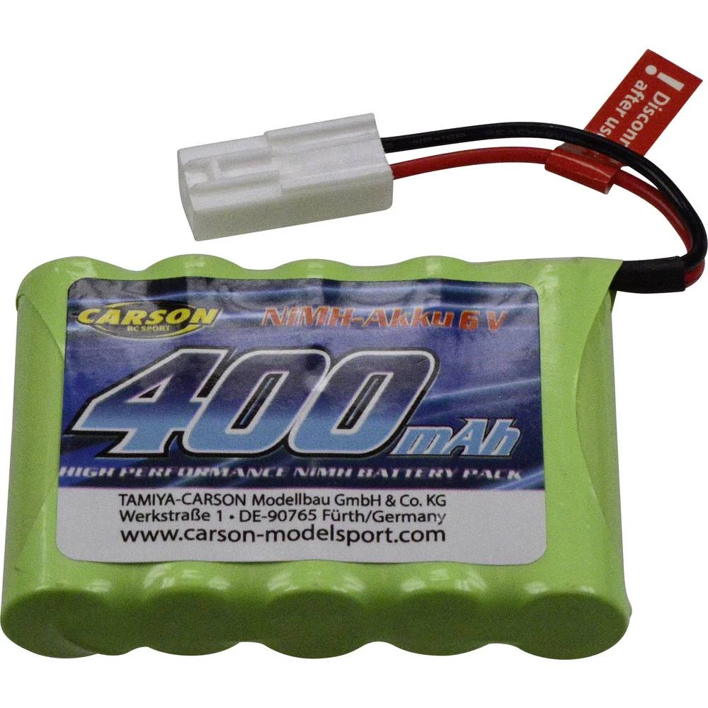 Carson Modellsport NiMH akumulatorski paket za modele 6 V 400 mAh slika