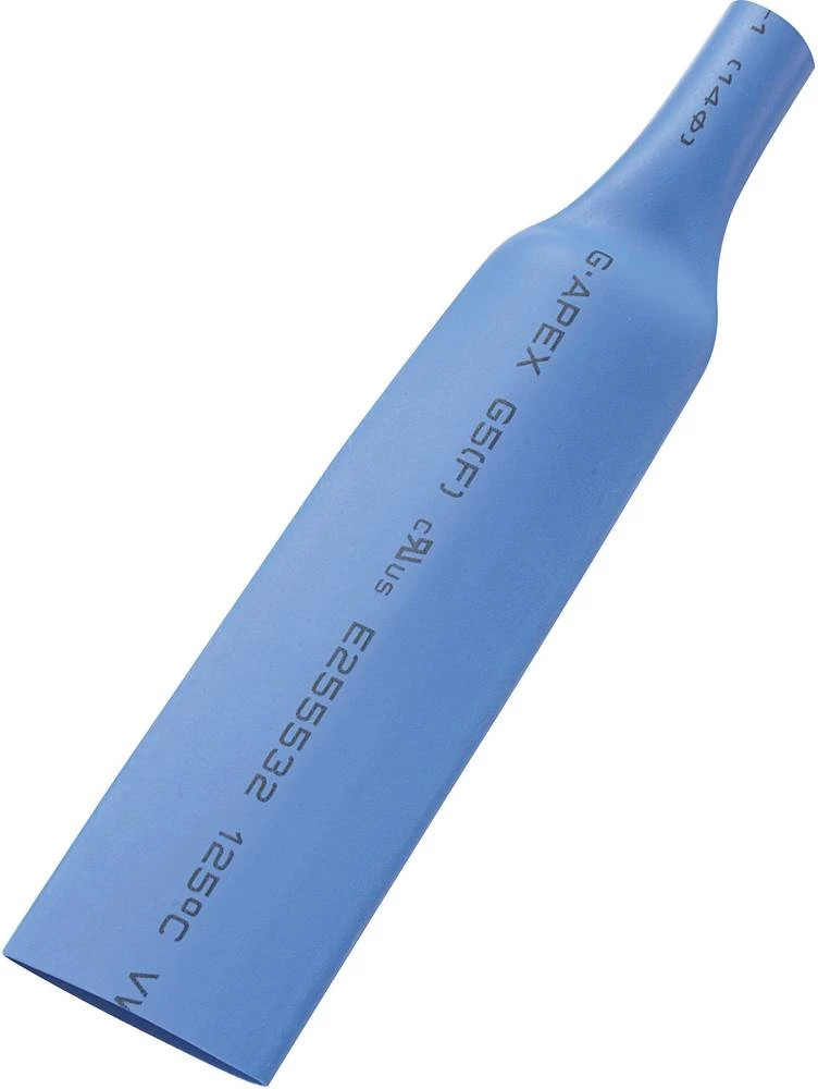 TRU COMPONENTS 1571371 Skupljajuća cijev bez ljepila Plava boja 12 mm Stopa skupljanja:2:1 5 m slika