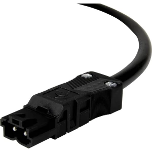 Adels-Contact 92816205 mrežni priključni kabel slobodan kraj - mrežni adapter Ukupan broj polova: 2 crna 0.50 m 75 St. slika