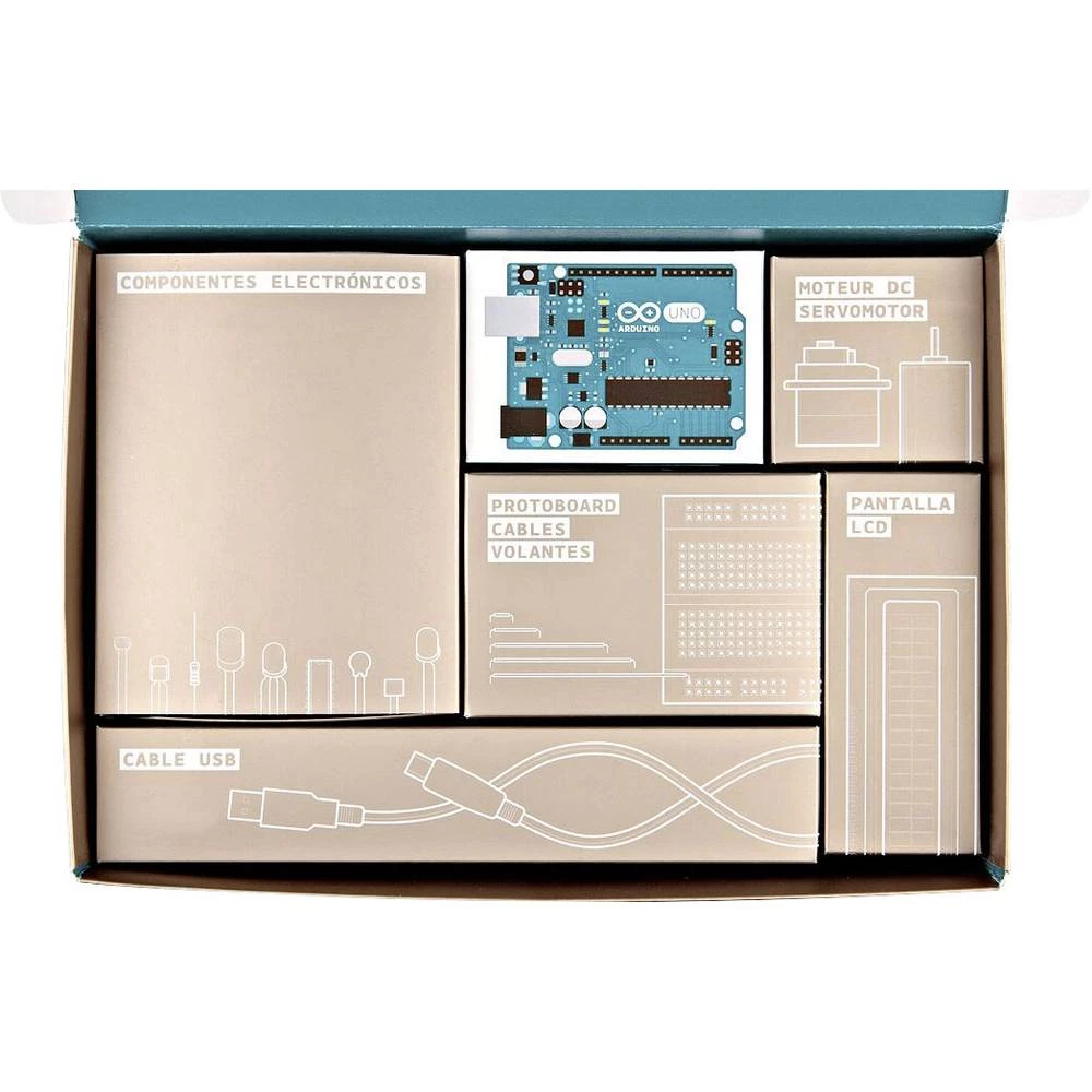 <br>  Arduino<br>  komplet<br>  Starter Kit (Portugese)<br>  Education<br>  ATMega328<br>  Content: 12 St.<br>  <br> slika