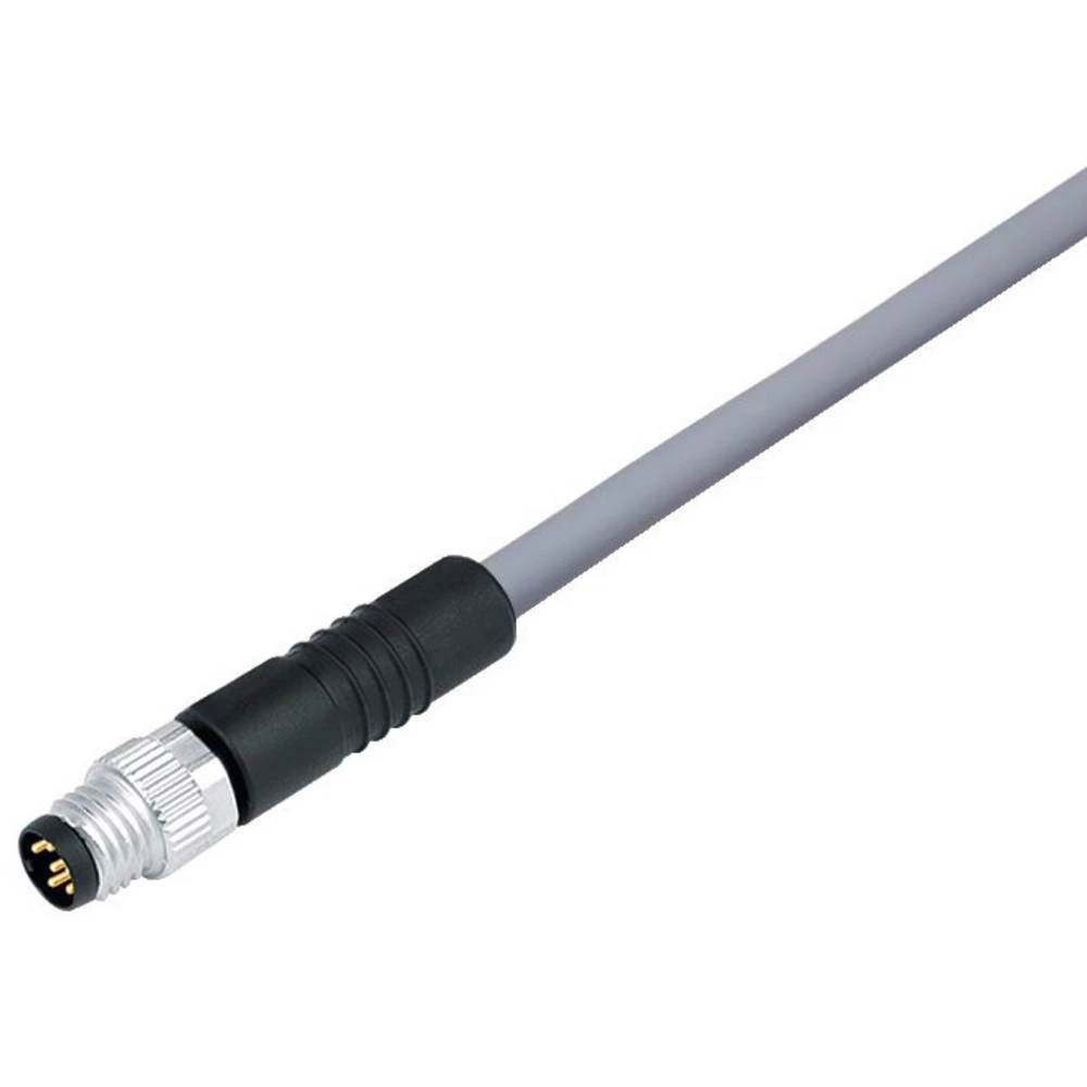 Binder 77 3405 0000 20005-0500 Utični konektor za senzor/aktivator, nekonfekcionirani M8 Ravni muški konektor 1 ST slika