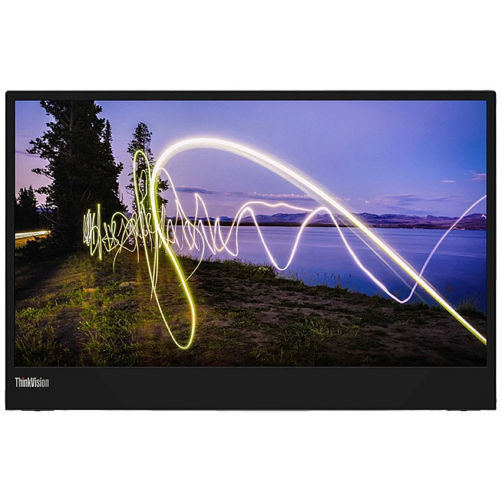 Lenovo ThinkVision M15 LED zaslon 39.6 cm (15.6 palac) Energetska učinkovitost 2021 C (A - G) 1920 x 1080 piksel Full HD 14 ms USB-C® IPS LED slika