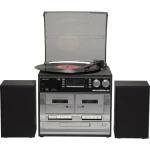 Denver MRD-166 stereo uređaj DAB+, gramofon, sd, ukw, USB, funkcija snimanja 2 x 2 W crna