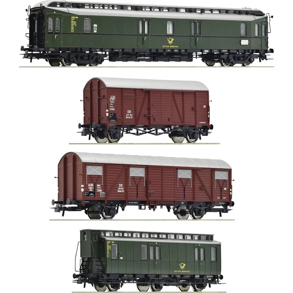 Roco 76036 H0 set od 4 poštanska vlaka DB-a slika