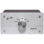 Dynavox AUX-S cinch-audio prekidač metalno kućište srebrna