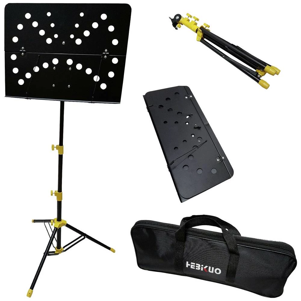 MSA Musikinstrumente PA510 stalak za note crna, žuta slika