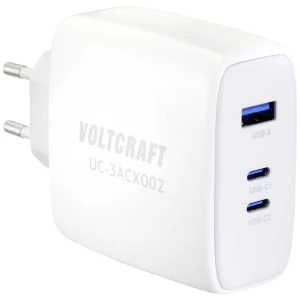 VOLTCRAFT GaN VC-12910570 USB punjač utičnica, unutrašnje područje Izlazna struja maks. 5 A 3 x USB-C®, USB-A USB power delivery (USB-PD) slika