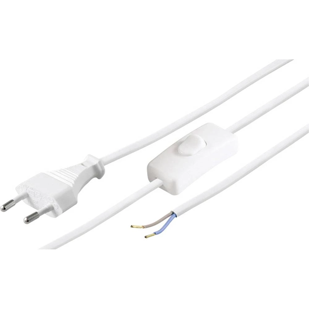 Basetech 611990 Mrežni kabel, priključni kabel za štednjak Bijela slika