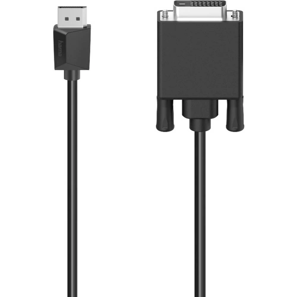 Hama    VGA / DisplayPort    priključni kabel    1.50 m    00200713        crna    [1x muški konektor vga - 1x muški konektor displayport] slika