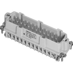 Amphenol C146 10A024 002 1-1 muški umetak heavy|mate® c146 Ukupan broj polova 24 + PE 1 St. slika