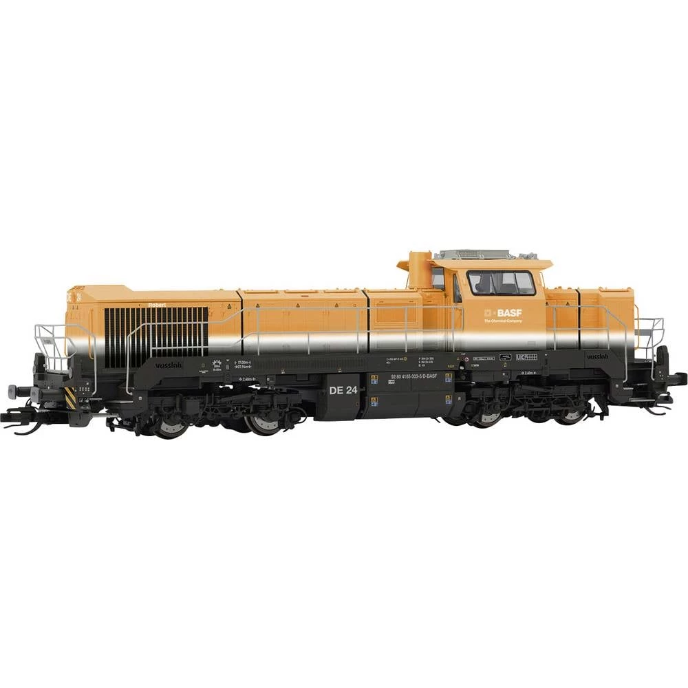 Arnold HN9072 N dizel-električna lokomotiva Vossloh DE 18 tvrtke BASF slika
