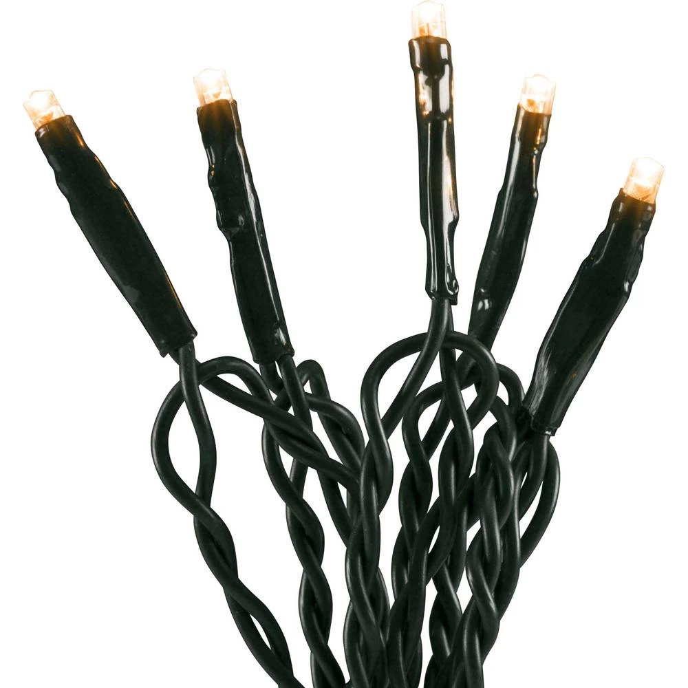 Konstsmide 6355-820 Mikro svjetlosni lanac Unutra ATT.CALC.EEK: LED strujni pogon LED Jantarna boja Osvjetljena duljina: 13.93 m slika