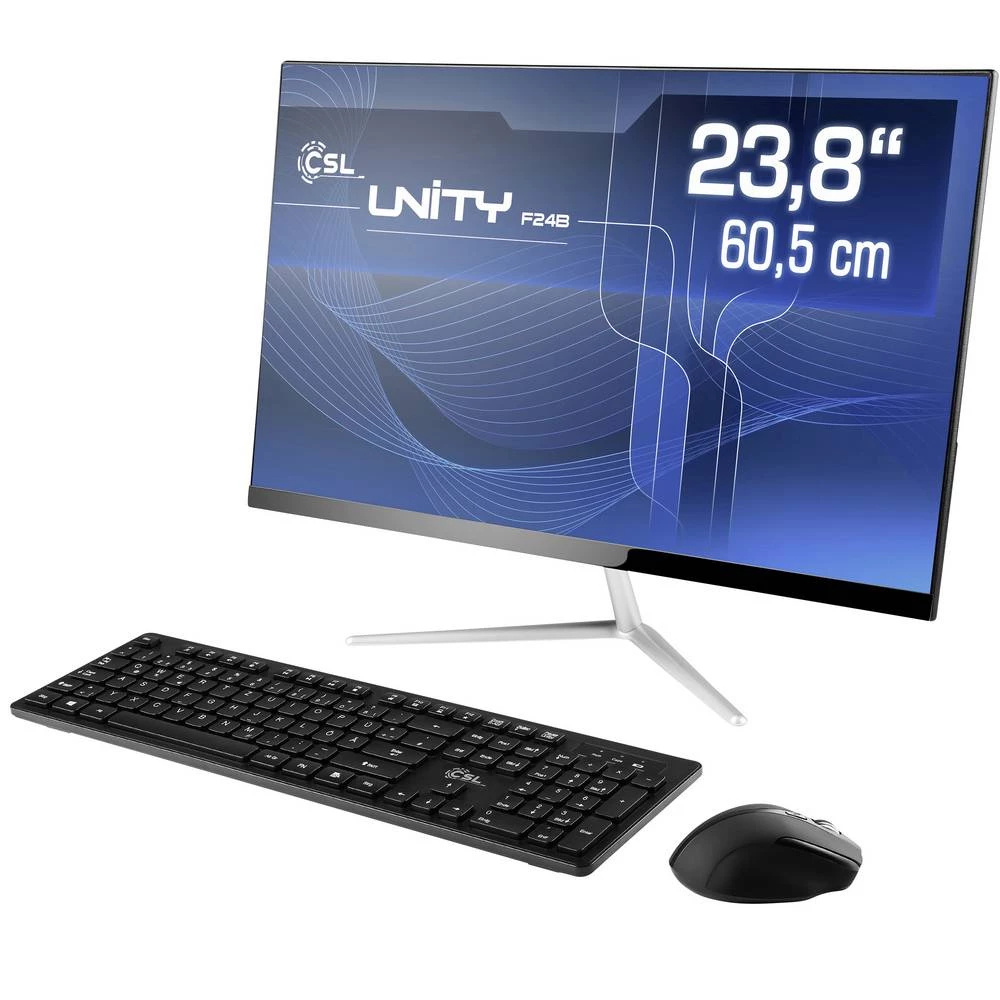CSL Computer Unity F24B-GL 60.5 cm (23.8 Zoll) All-in-One PC Računar Intel® Celeron® N4100 4 GB RAM  256 GB SSD Intel UHD Graphics slika