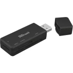 Vanjski čitač memorijskih kartica USB 2.0 Trust Nanga USB 3.1 Crna