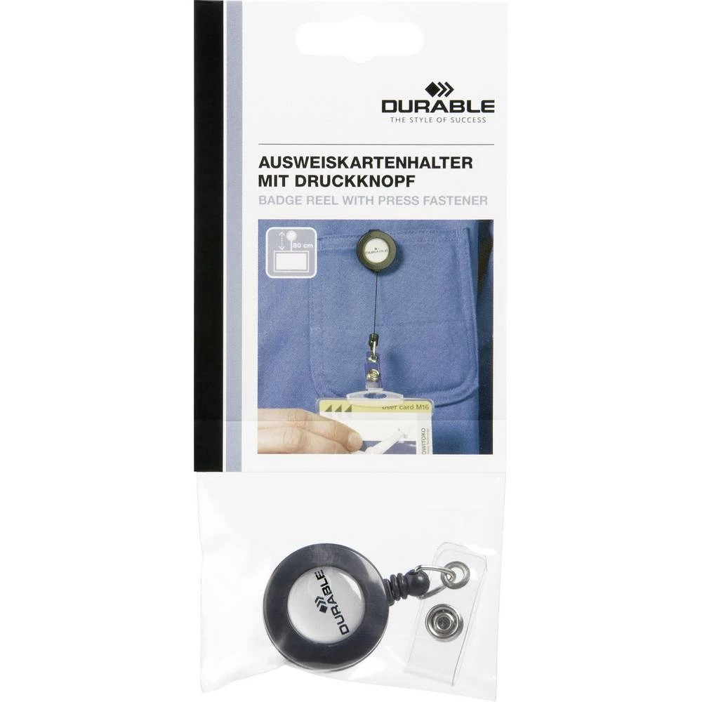 Durable 822658 jojo za držač značke  petlja pritisni gumb, klip  1 St. slika