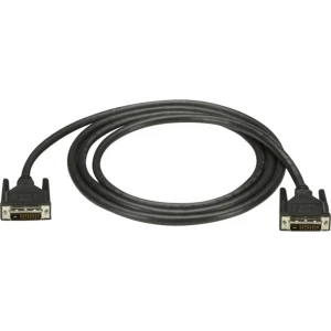 Black Box DVI Priključni kabel [1x Muški konektor DVI, 24 + 1 pol - 1x Muški konektor DVI, 24 + 1 pol] 1.8 m Crna slika