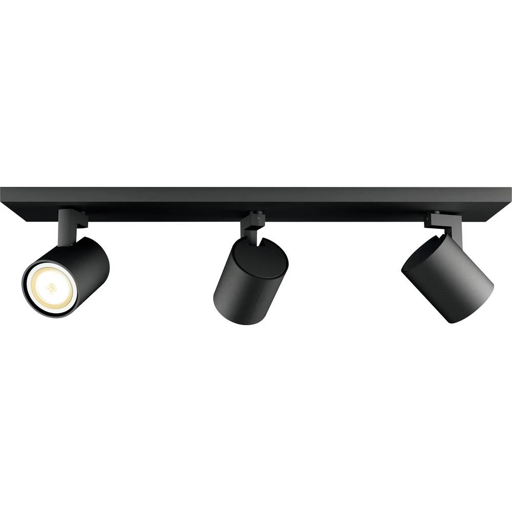 Philips Lighting Hue LED stropni reflektori 871951433840100 Hue White Amb. Runner Spot 3 flg. schwarz 3x350lm inkl. Dim slika