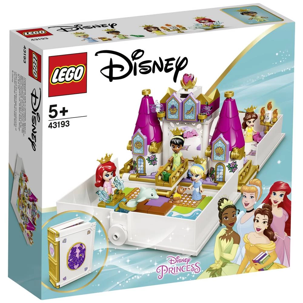 43193 LEGO® DISNEY Avantura iz knjige priča s Arielle, Belle, Pepeljugom i Tianom slika