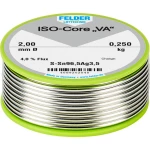 Felder Löttechnik ISO-Core "VA" Lemna žica Svitak Sn96.5Ag3.5 0.250 kg 2 mm