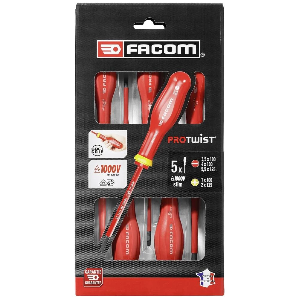Facom električari komplet odvijača 5-dijelni slika