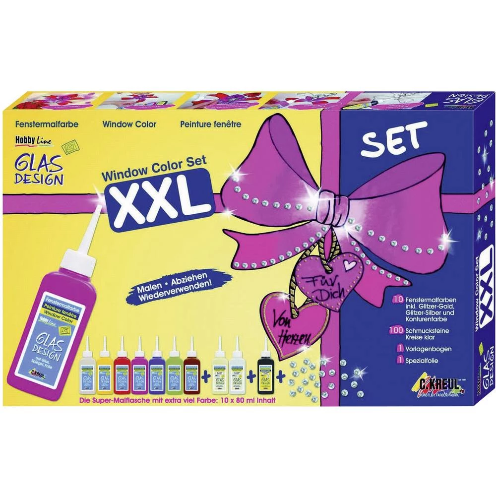 Vedes Window Color Glas Design Set XXL 42849 slika