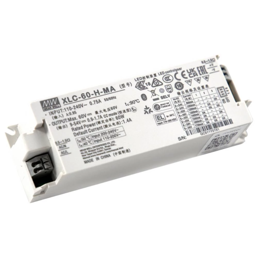 MEAN WELL LED pretvarač 60 W slika