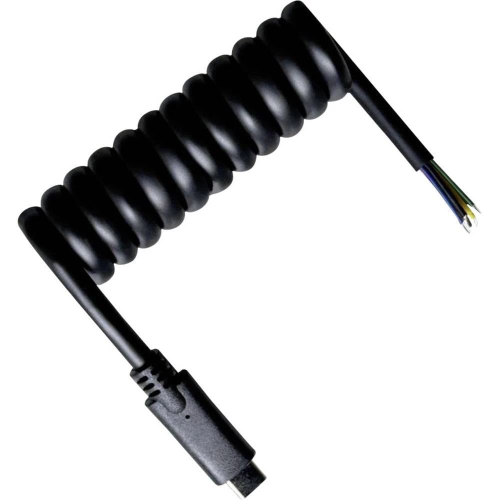 BKL Electronic USB-C kabel USB-C®, otvoreni krajevi kabela 1 m crna 10080175 slika