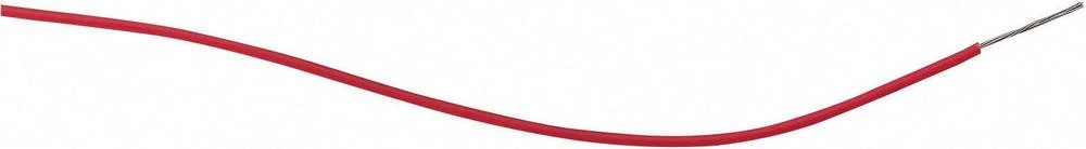 Pletenica LiYv 1 x 0.08 mm&sup2; Crvena TRU COMPONENTS 1567026 100 m slika
