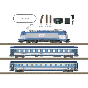 TRIX H0 21505 H0 digitalni startni set putnički vlak iz ČD slika