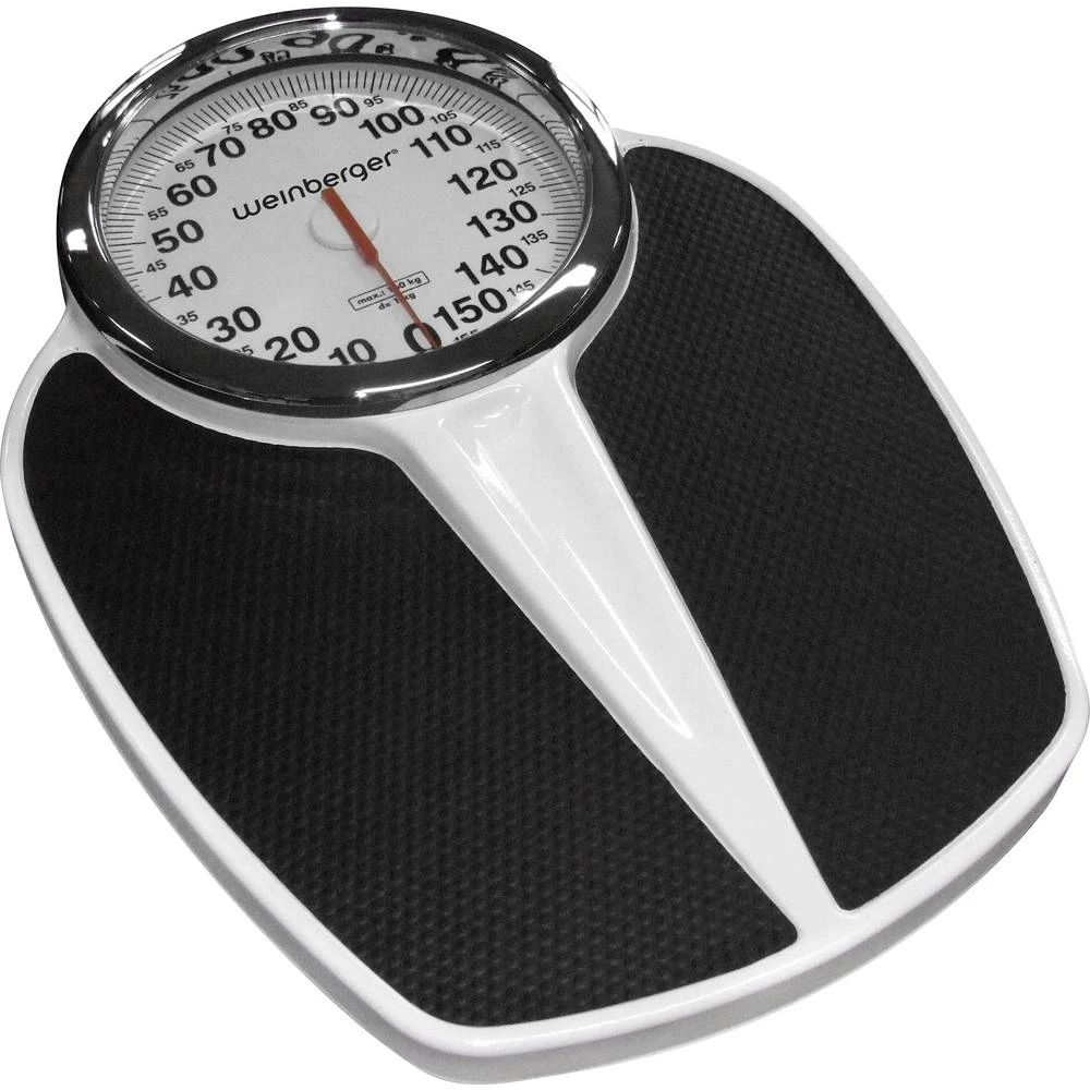 Mebus Analogna osobna vaga Opseg mjerenja (kg)=150 kg Crna, Bijela slika