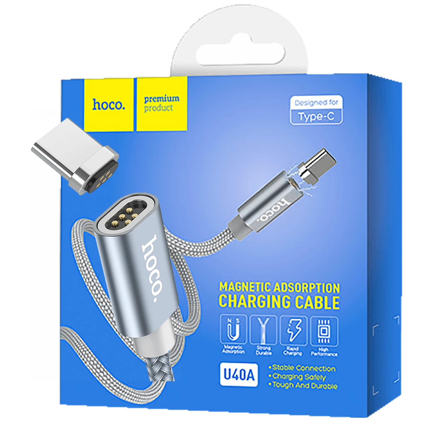 USB kabel za smartphone, metal magnetic, type C, 2.0 A slika