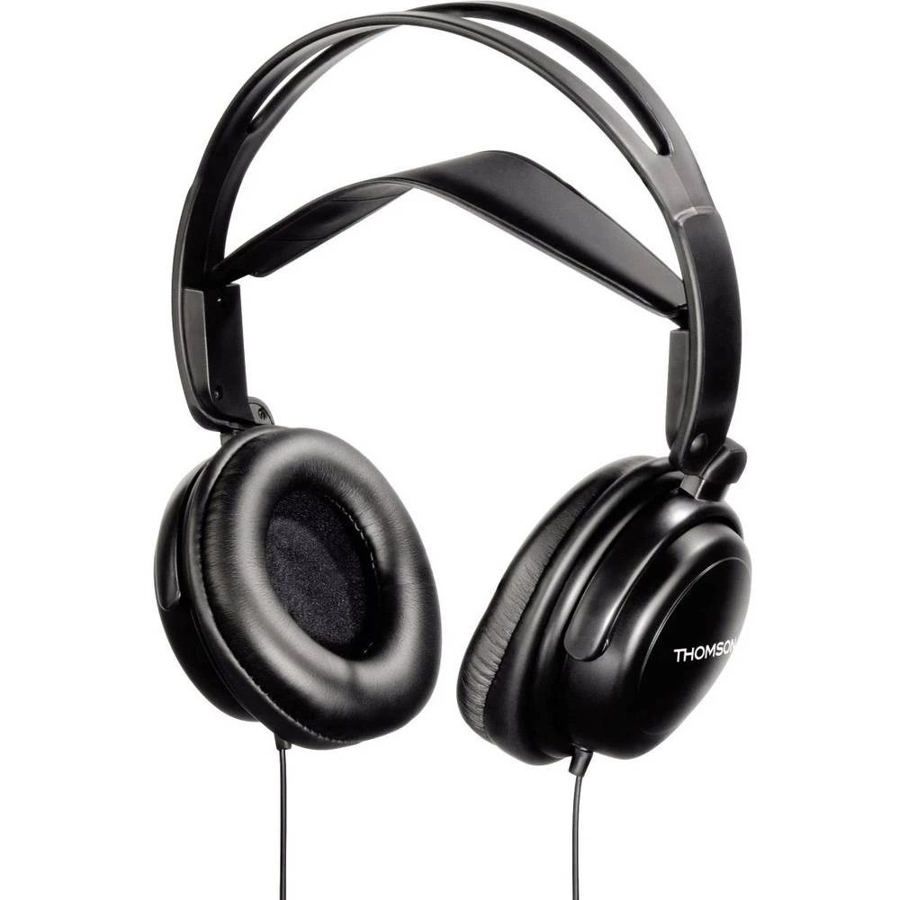 TV Naglavne slušalice Thomson HED2105 Preko ušiju Kontrola glasnoće Crna slika