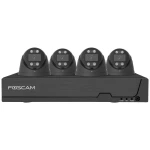 Foscam FN9108E-T4-2T black lan ip-set sigurnosne kamere 8-kanalni sa 4 kamere 3840 x 2160 piksel