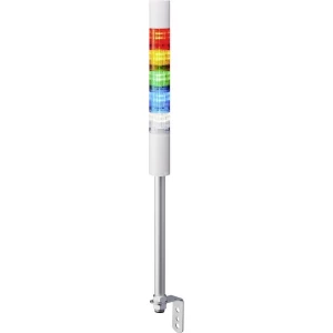 Signalni toranj LED Patlite LR4-502LJBW-RYGBC 5-bojno, Crvena, Žuta, Zelena, Plava boja, Prozirna 5-bojno, Crvena, Žuta, Zelena, slika