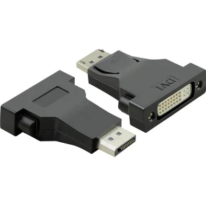 Value DisplayPort priključni kabel 0.15 m 12.99.3157 crna [1x muški konektor displayport - 1x ženski konektor dvi, 24 + slika