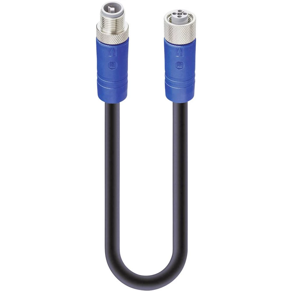 Lumberg Automation 934853096 Priključni kabel za senzor/aktivator M12 Ravni muški konektor, Žženski konektor, ravni 2 m Broj pol slika