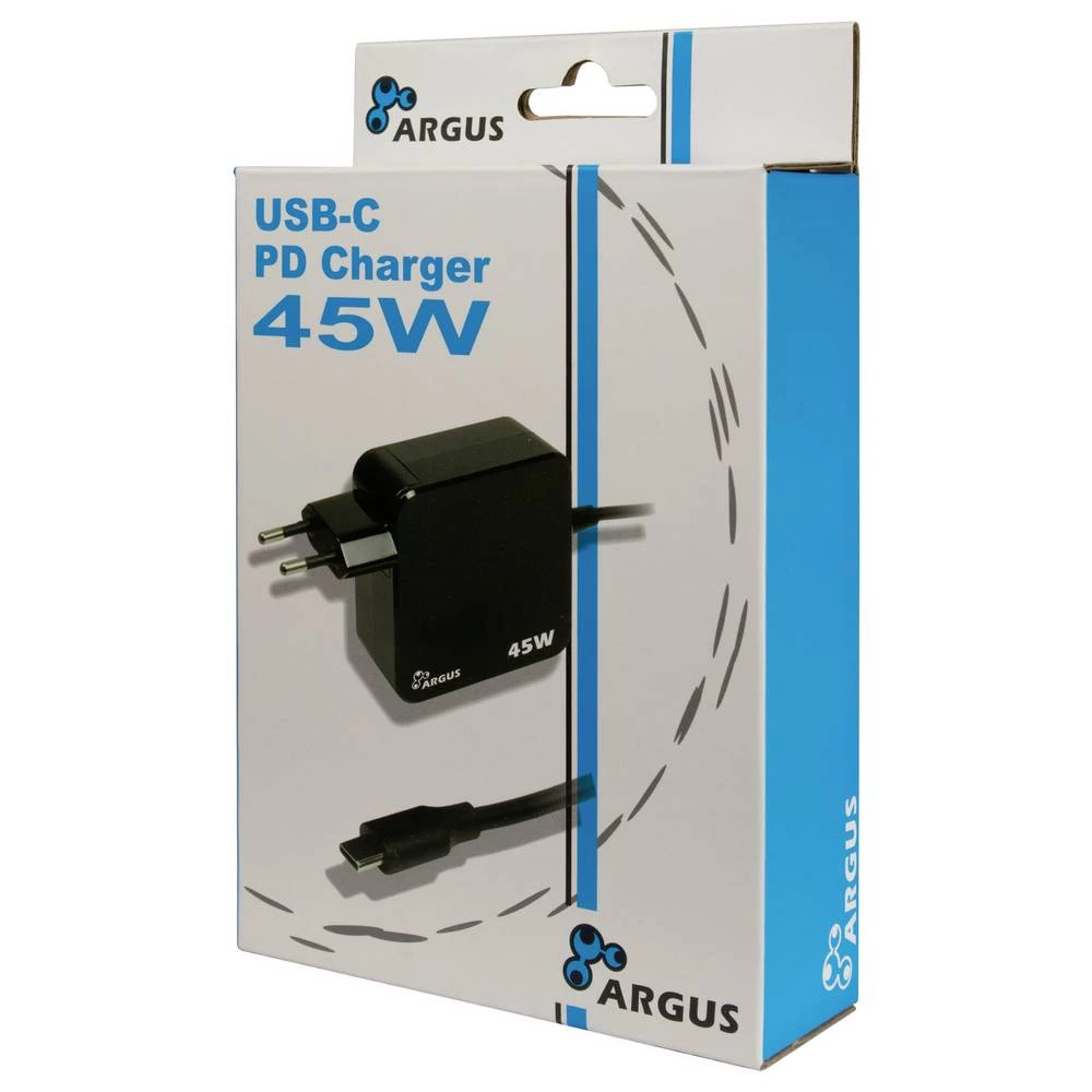 Inter-Tech PD-2045 USB punjač 45 W crna unutrašnje područje slika