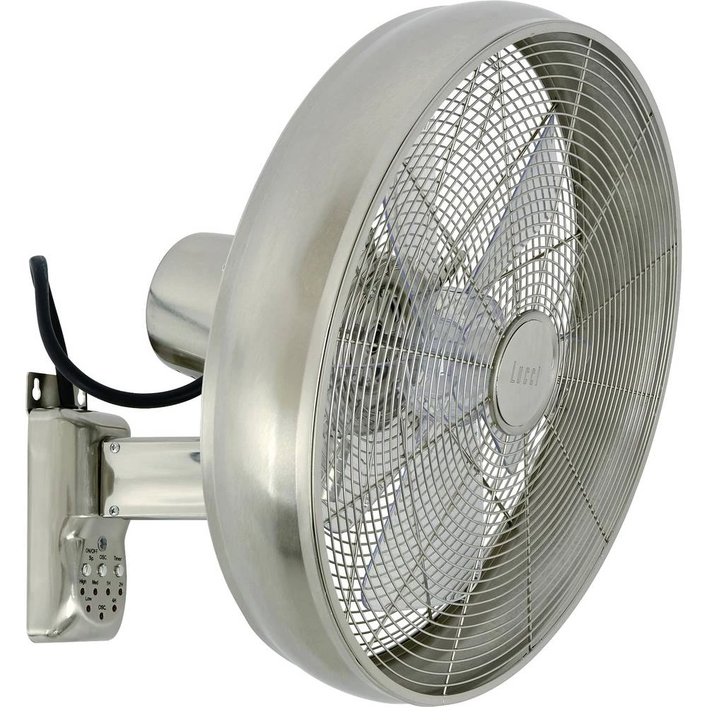Lucci AIR BC zidni ventilator (&Oslash;) 410 mm Kućište: krom boja slika