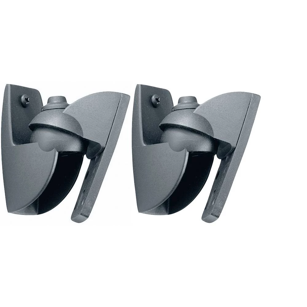 Zidni držač za zvučnike Mogučnost savijana, Mogučnost okretanja Udaljenost od zida (maks.): 3 cm 1 pair Vogel´s VLB 500 Crna slika