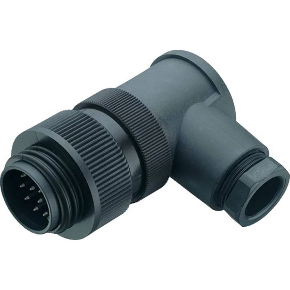 binder 99 0737 70 24-20 kutni utikač kutni muški konektor Ukupan broj polova: 24 Serija (Okrugli utični konektori): 694 slika